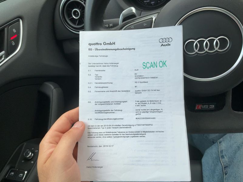 Audi RS 3 Sportback 2.5 TFSI quattro — zdjęcie 16
