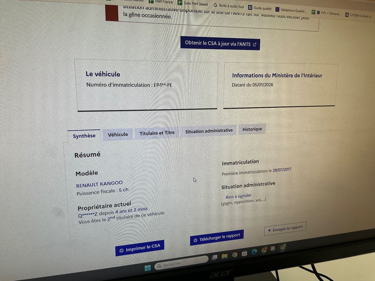 Renault Kangoo d'occasion