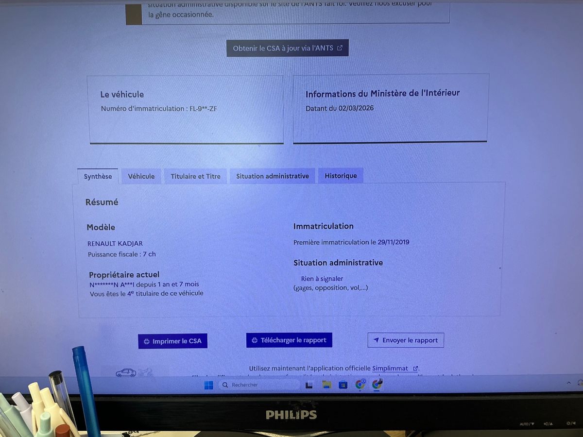 Renault Kadjar d'occasion