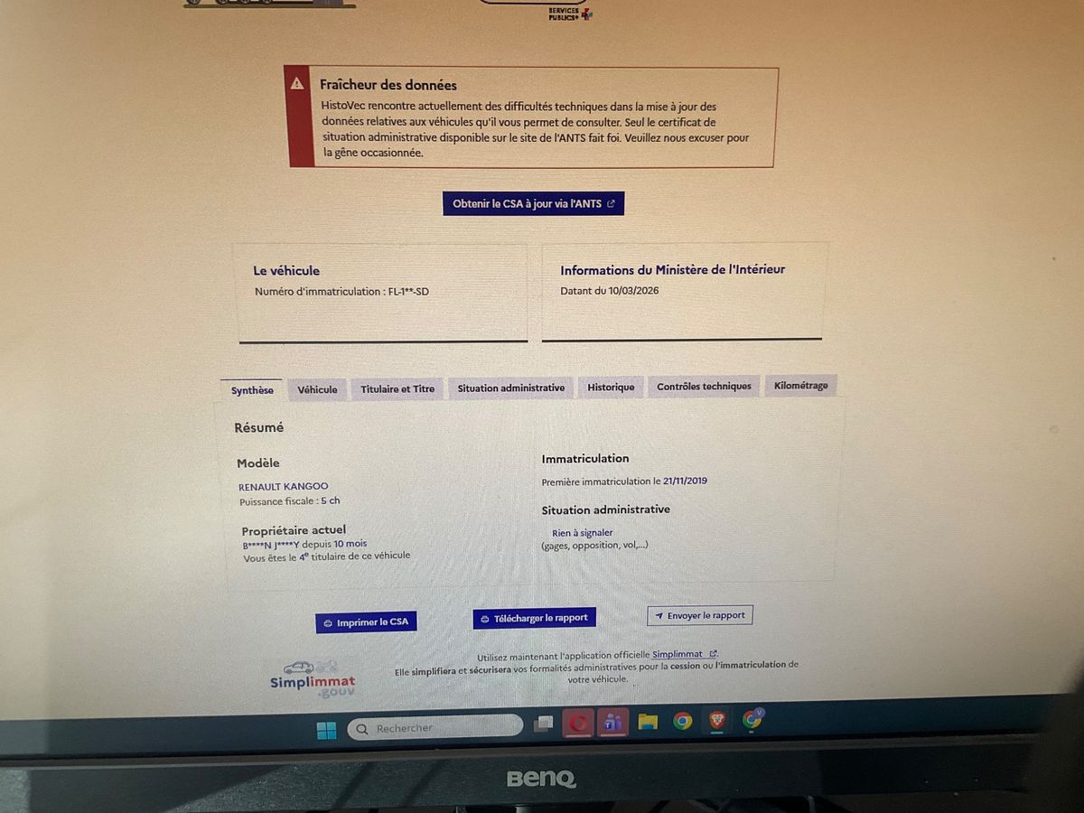 Renault Kangoo d'occasion