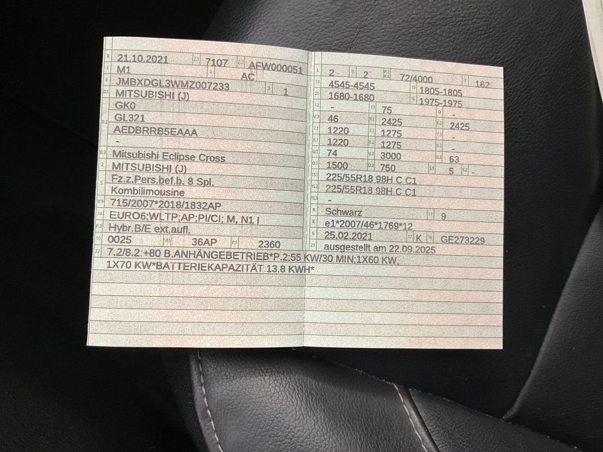 Mitsubishi Eclipse Cross 2.4 Plug-in Hybrid Top 4WD