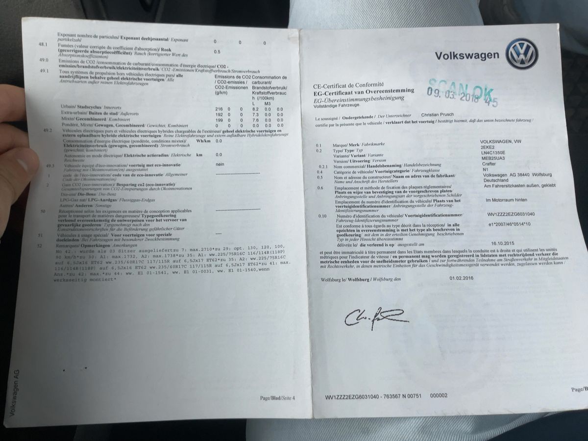 Volkswagen Crafter d'occasion