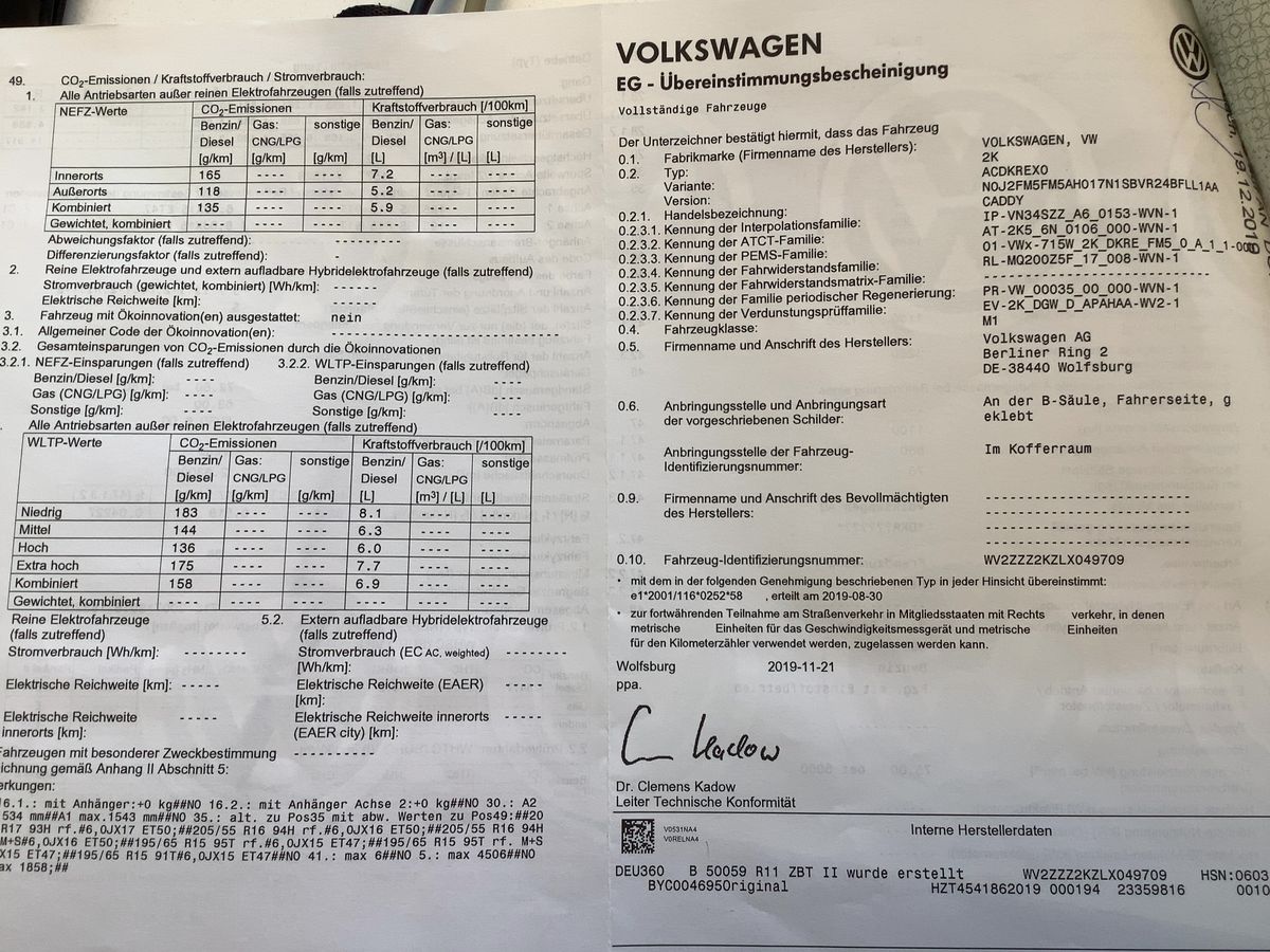 Volkswagen Caddy d'occasion
