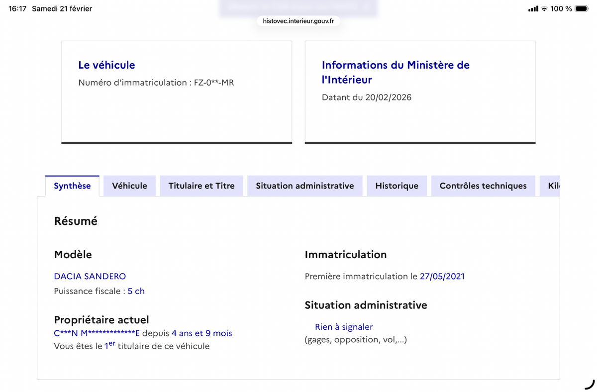 Dacia Sandero d'occasion