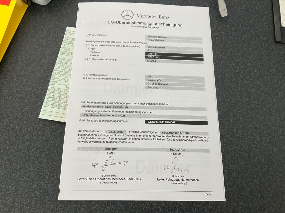 Mercedes-Benz E-Klasse d'occasion