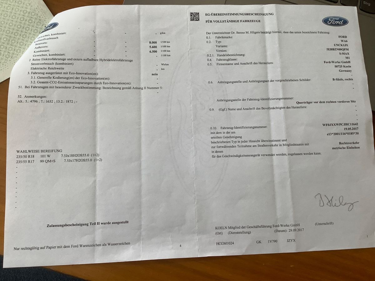 Ford S-Max d'occasion