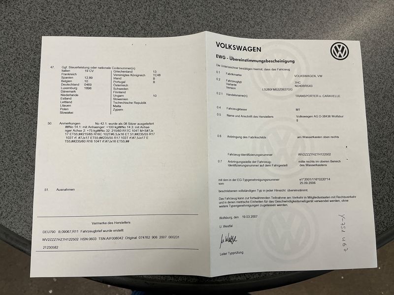 Volkswagen T5 Kombi 1.9 TDI lang — zdjęcie 6