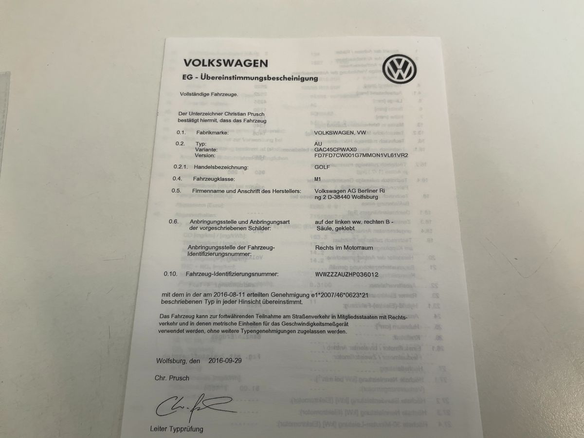 Volkswagen Golf VII 1.4 TGI Allstar BlueMotion Tech