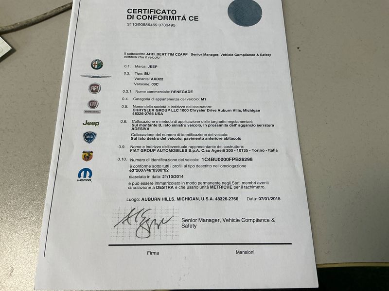 Jeep Renegade 2.0 M-Jet Limited 4WD 2015 – снимка 21