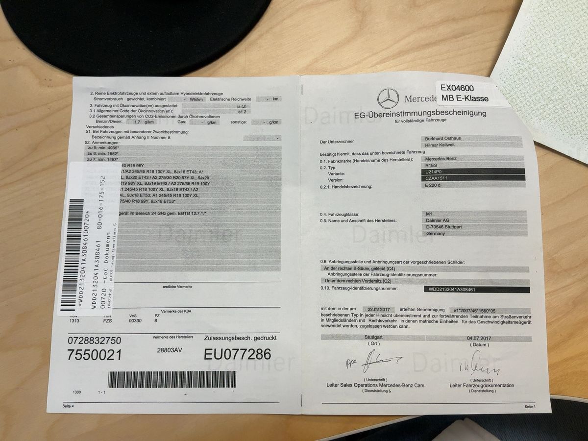 Mercedes-Benz E-Klasse d'occasion