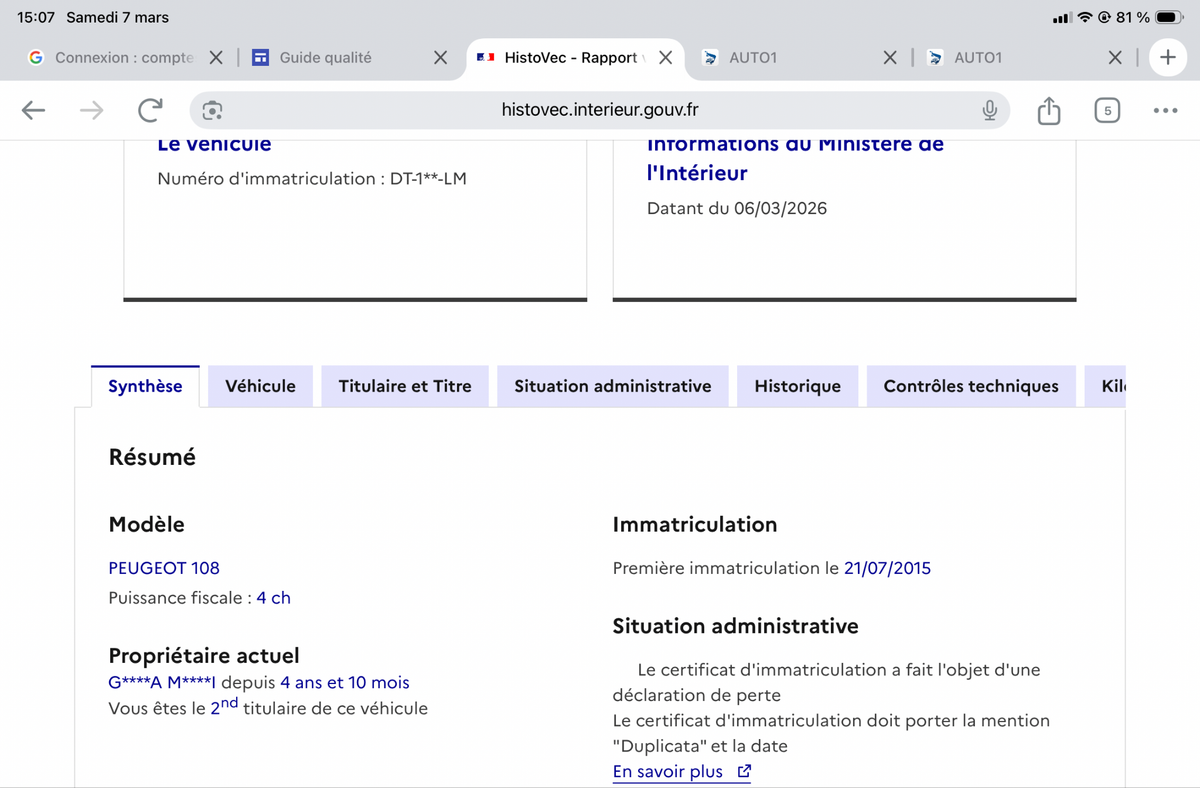 Peugeot 108 d'occasion