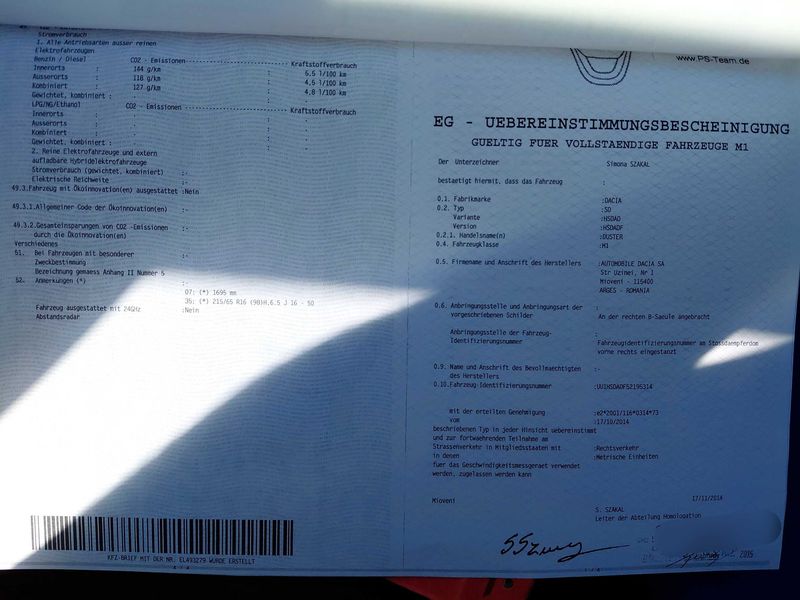 Dacia Duster 1.5 dCi Prestige 4x2 — zdjęcie 18