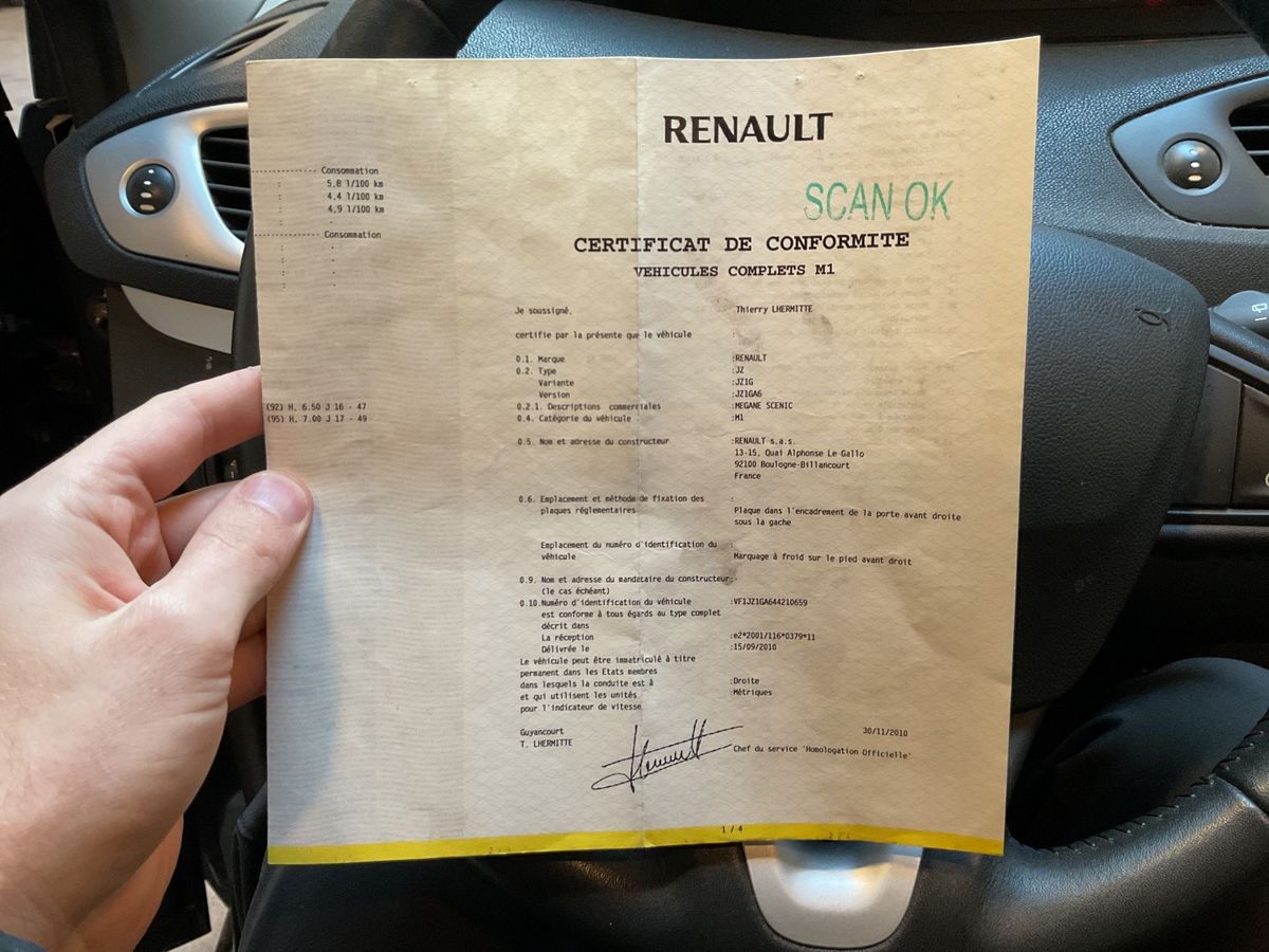 Renault Scenic 1.5 dCi TomTom Edition