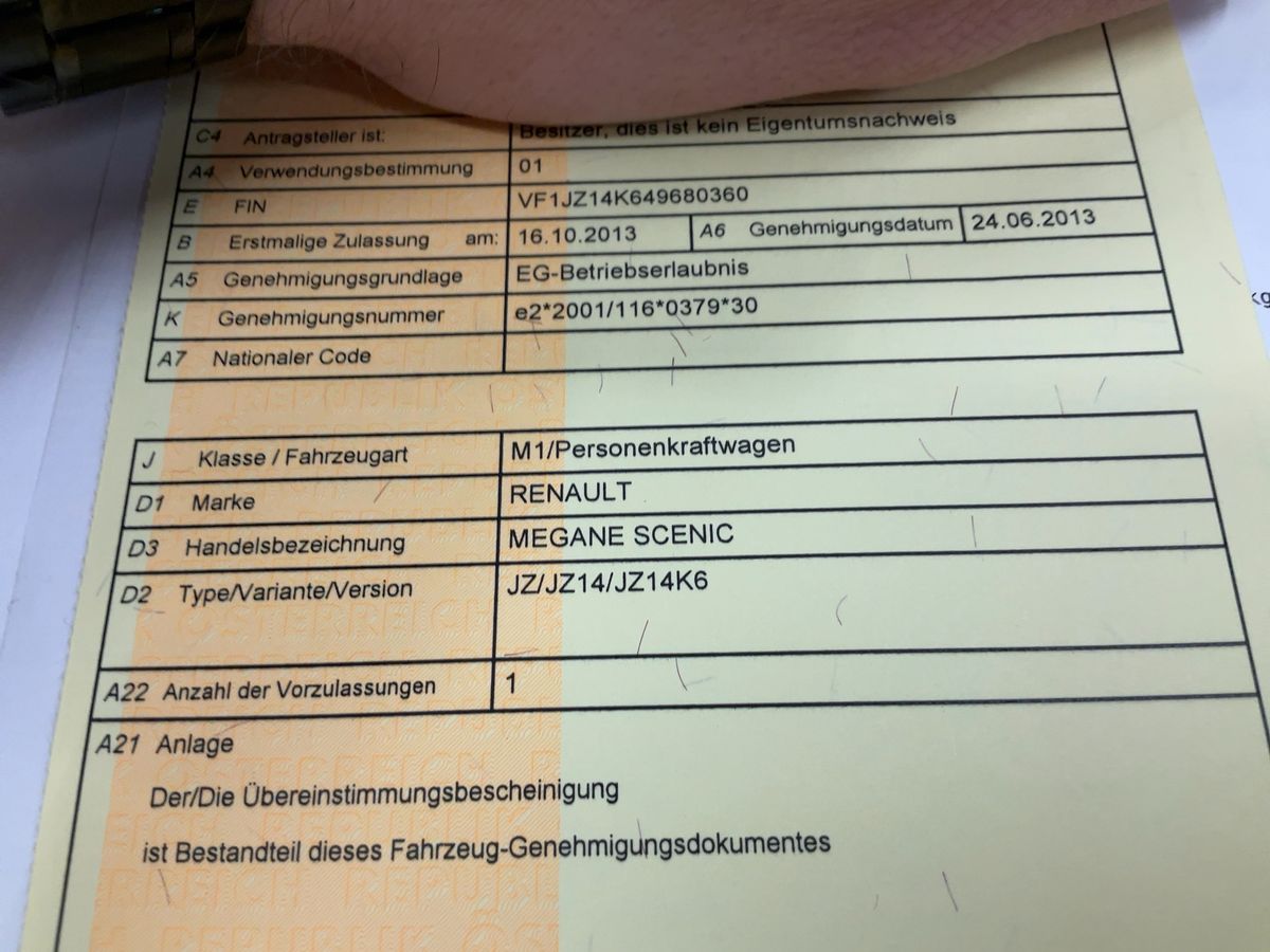 Renault Scenic d'occasion