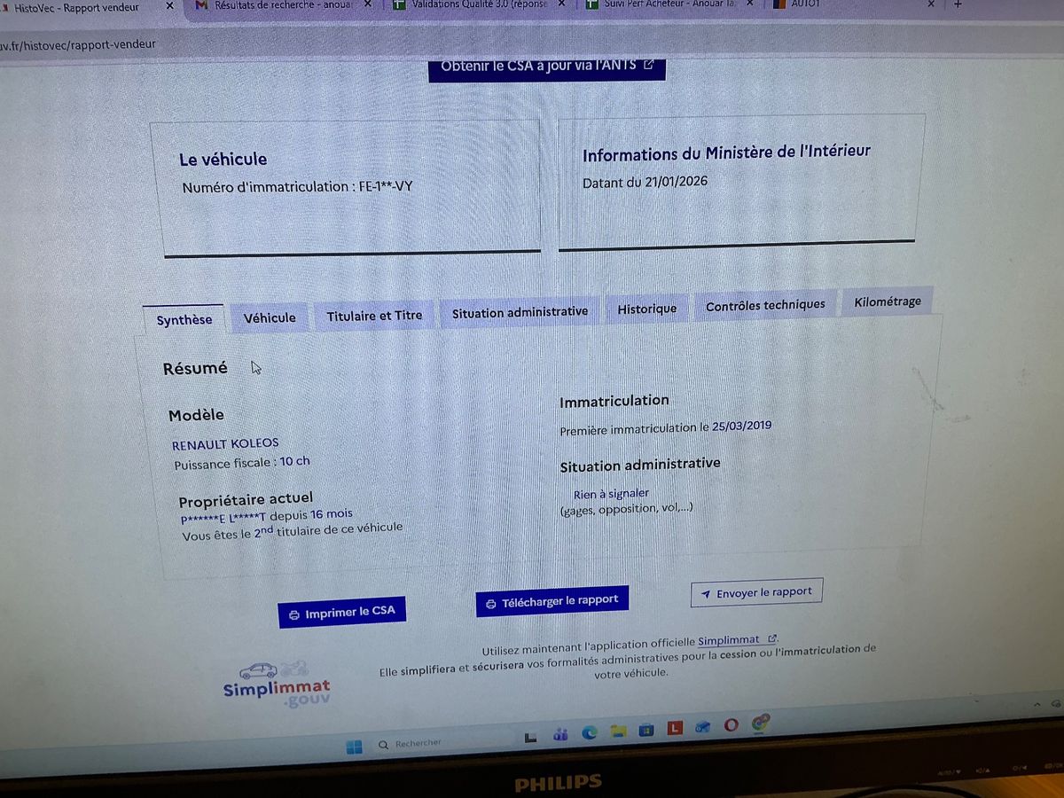 Renault Koleos d'occasion