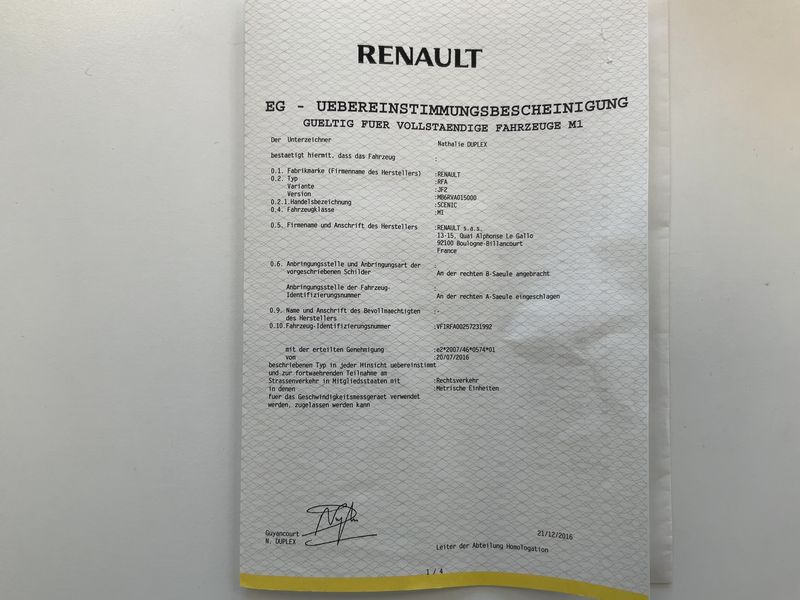 Renault Scenic 1.2 TCe Energy Experience — zdjęcie 16