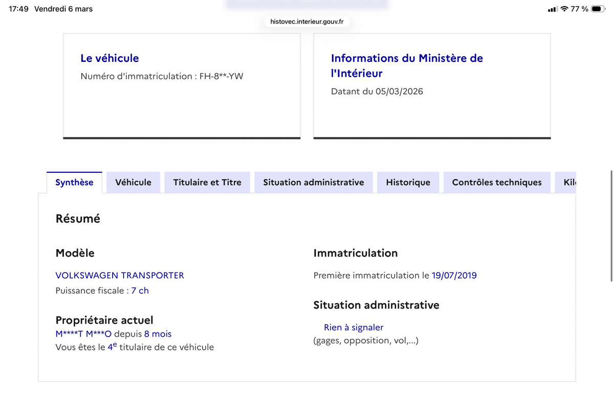 Volkswagen T6 d'occasion