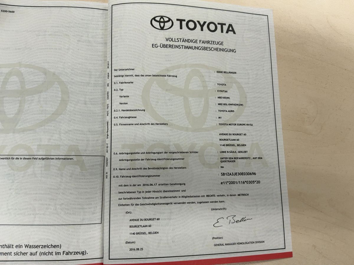 Toyota Auris d'occasion