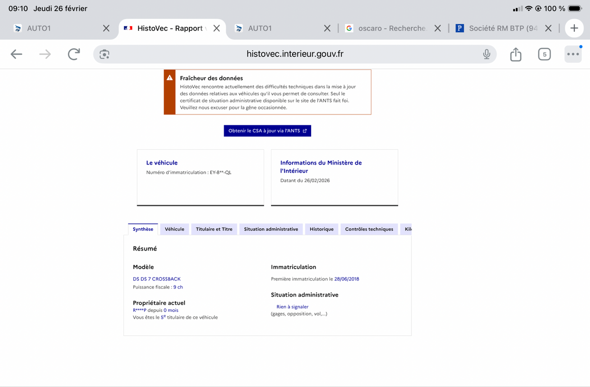 DS Automobiles d'occasion