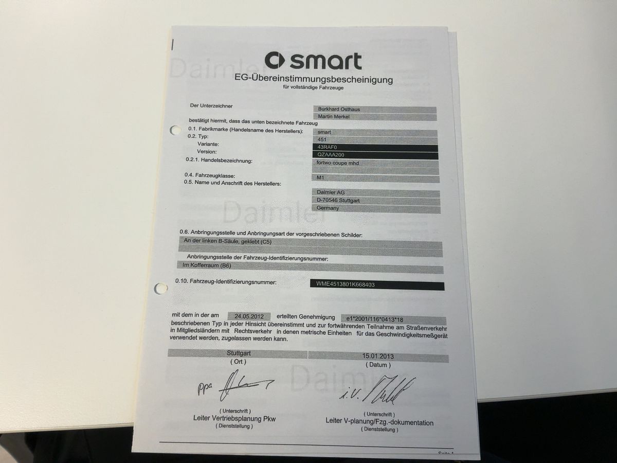 Smart fortwo d'occasion