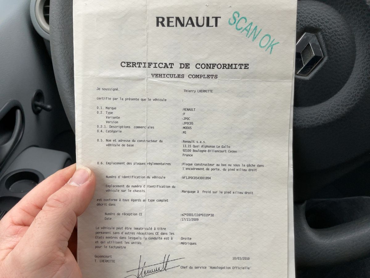 Renault Modus d'occasion