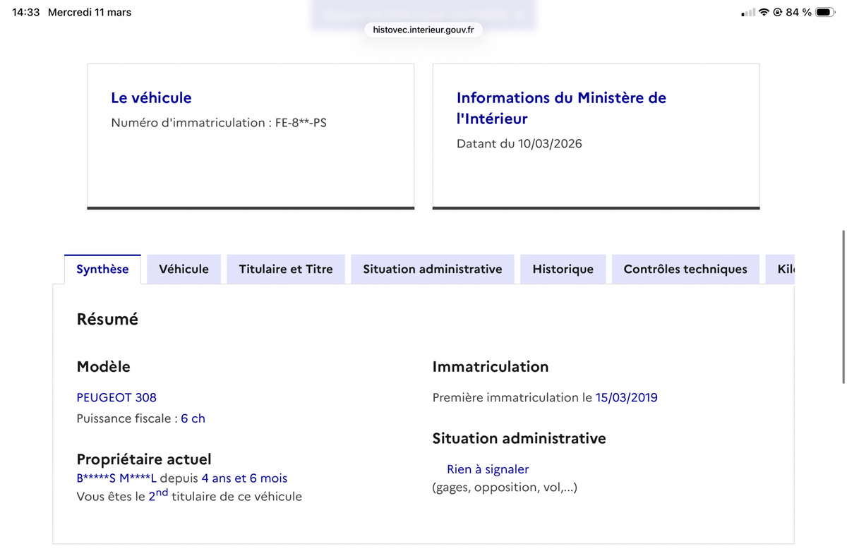 Peugeot 308 d'occasion