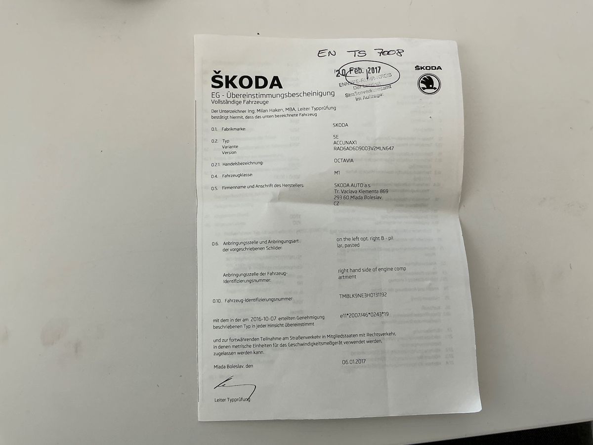 Skoda Octavia 2.0 TDI RS 4x4