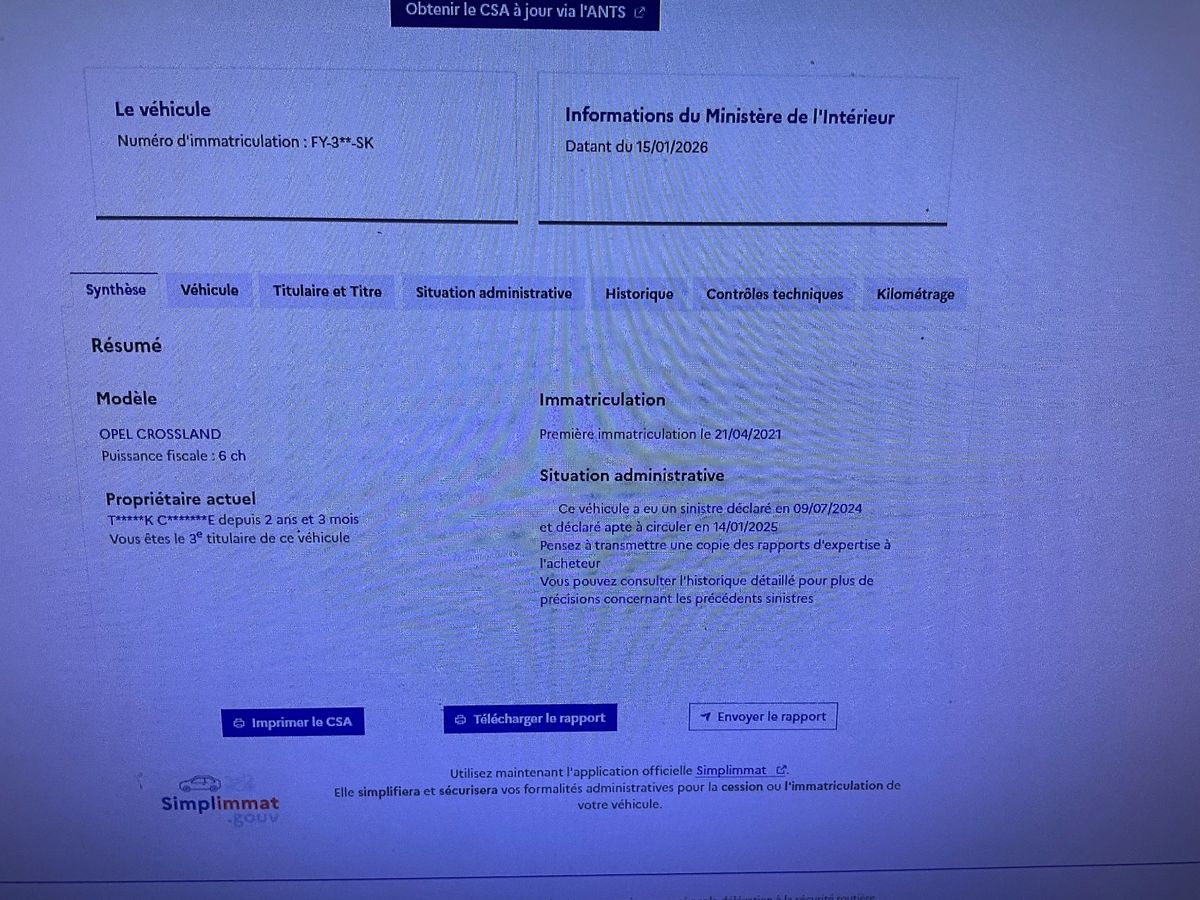 Opel Crossland d'occasion