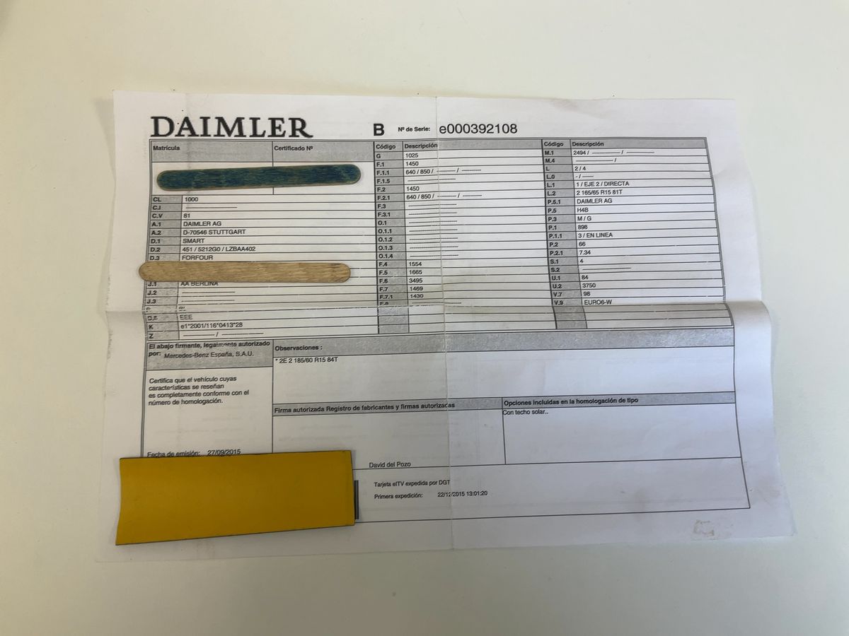 Smart forfour d'occasion