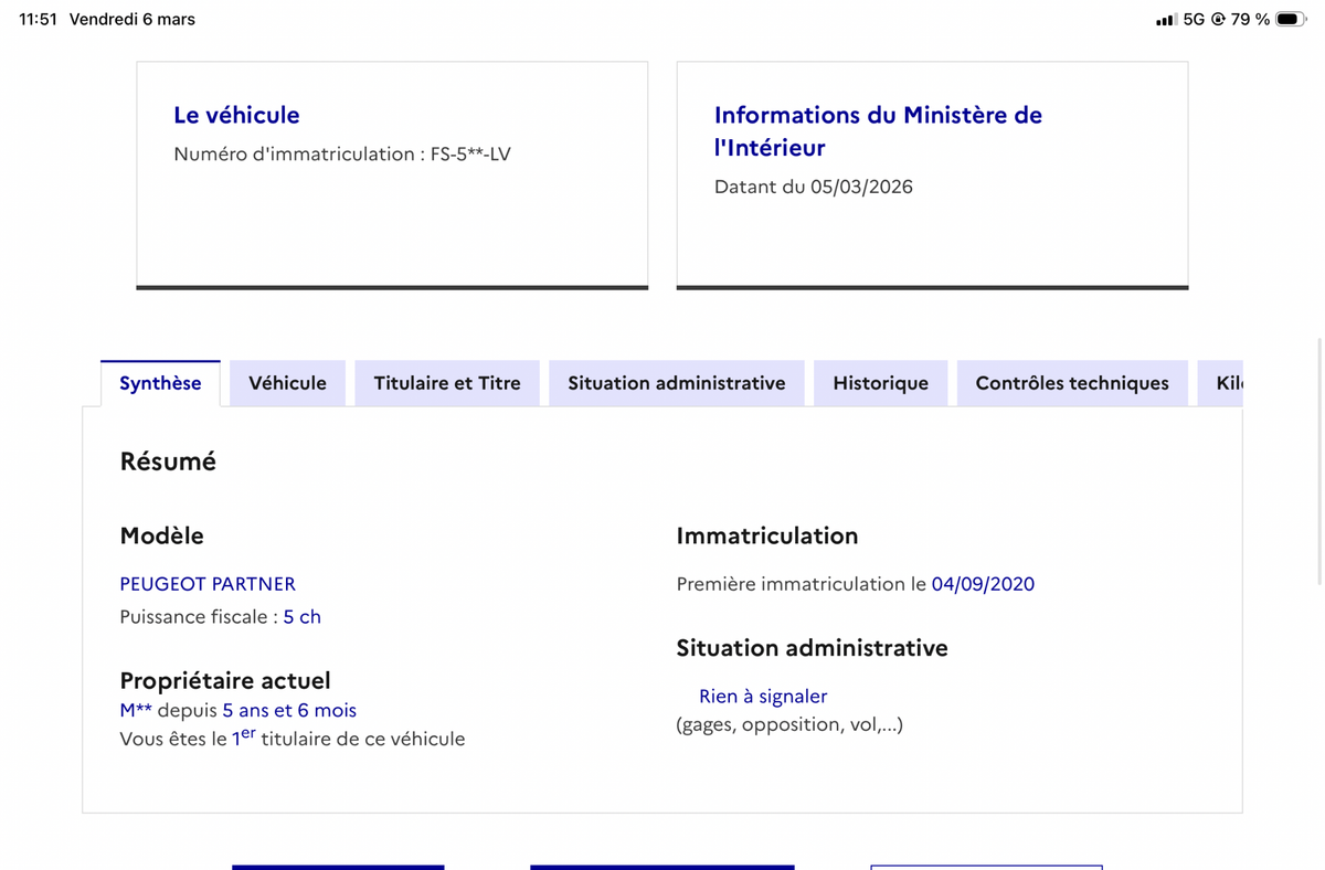 Peugeot Partner d'occasion