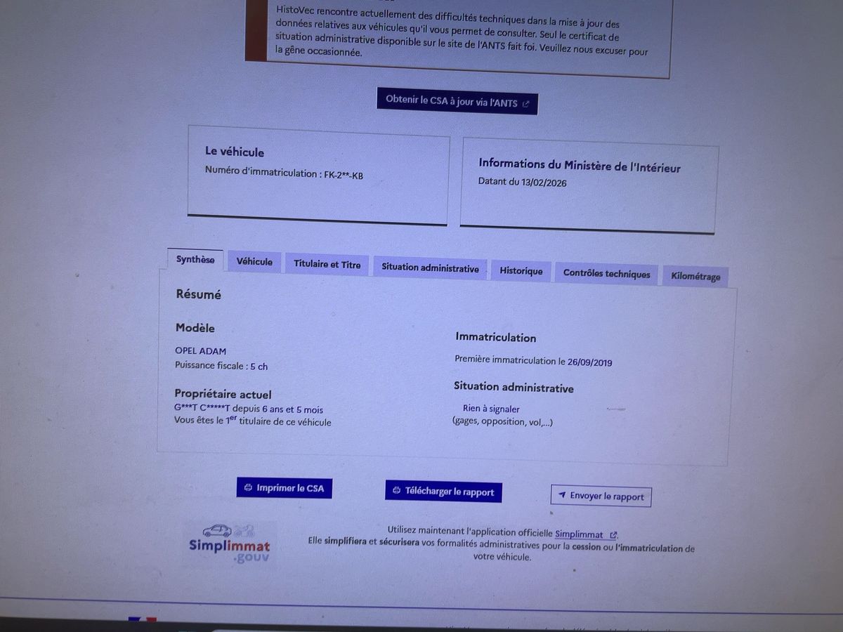 Opel Adam d'occasion