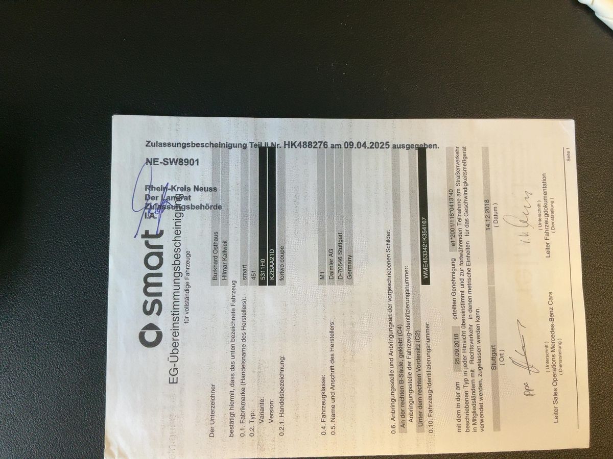 Smart fortwo d'occasion