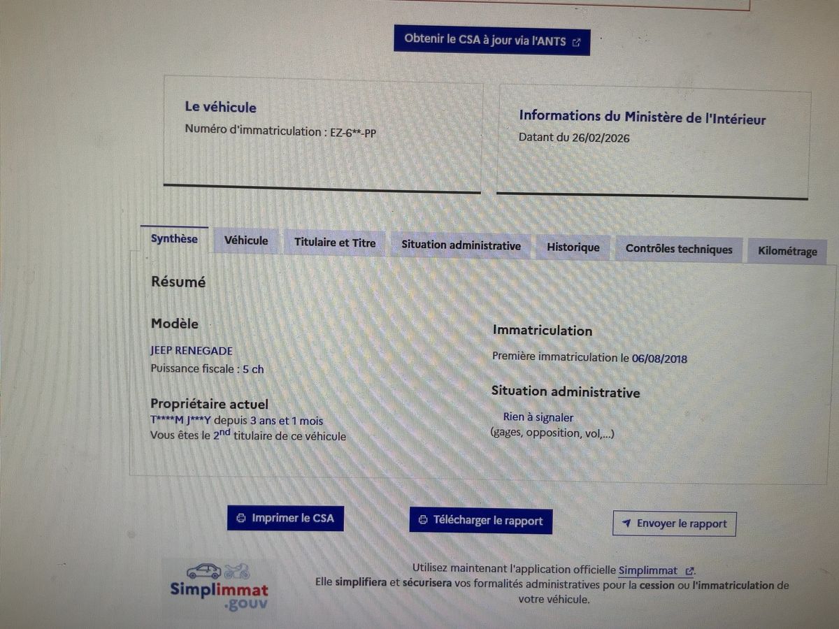 Jeep Renegade d'occasion