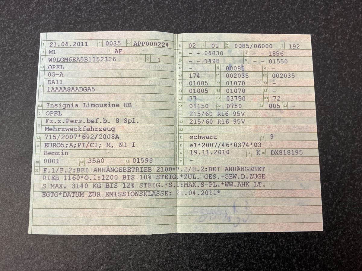 Opel Insignia 1.6 Basis