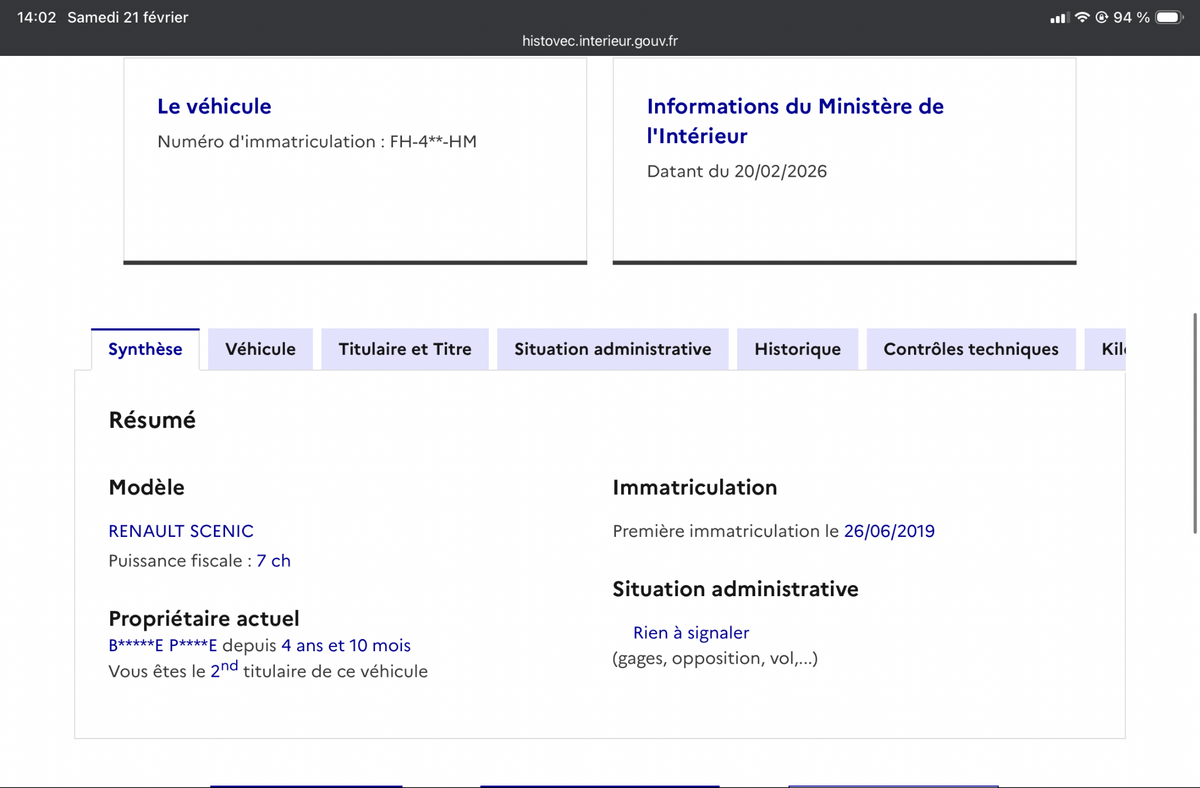 Renault Scenic d'occasion