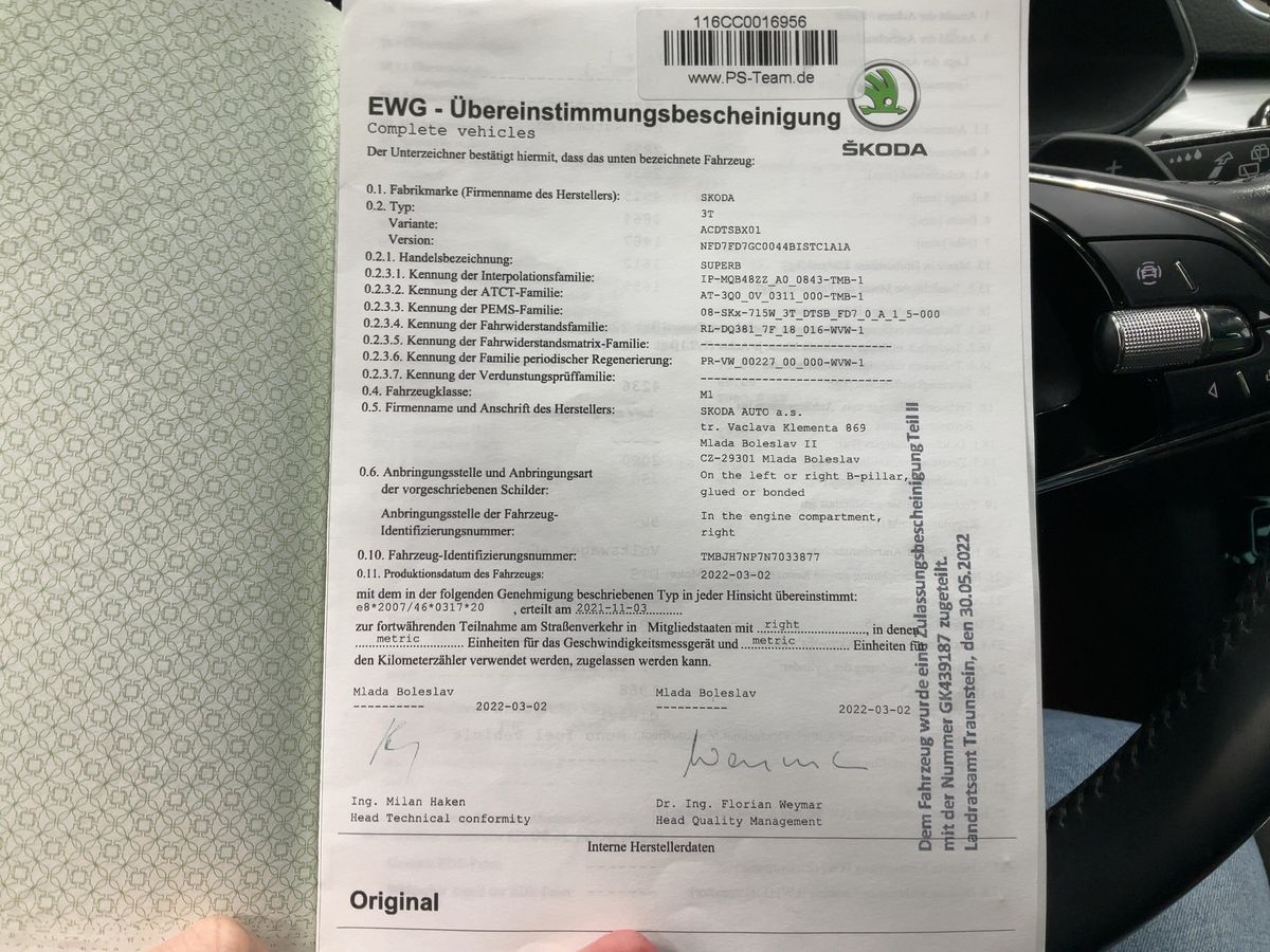 Skoda Superb d'occasion