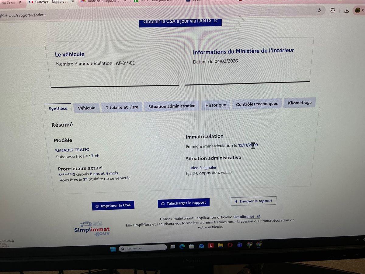 Renault Trafic d'occasion