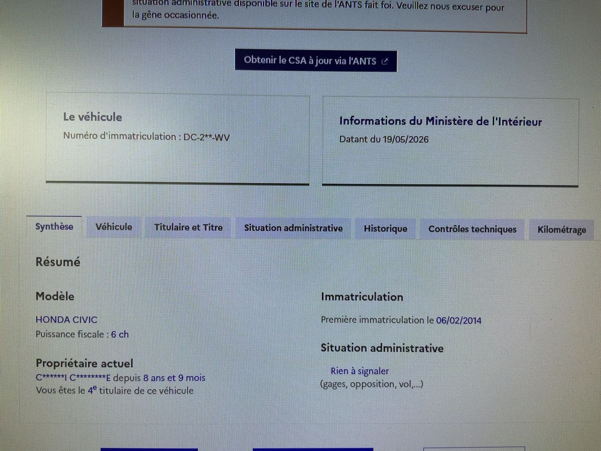 Honda Civic d'occasion