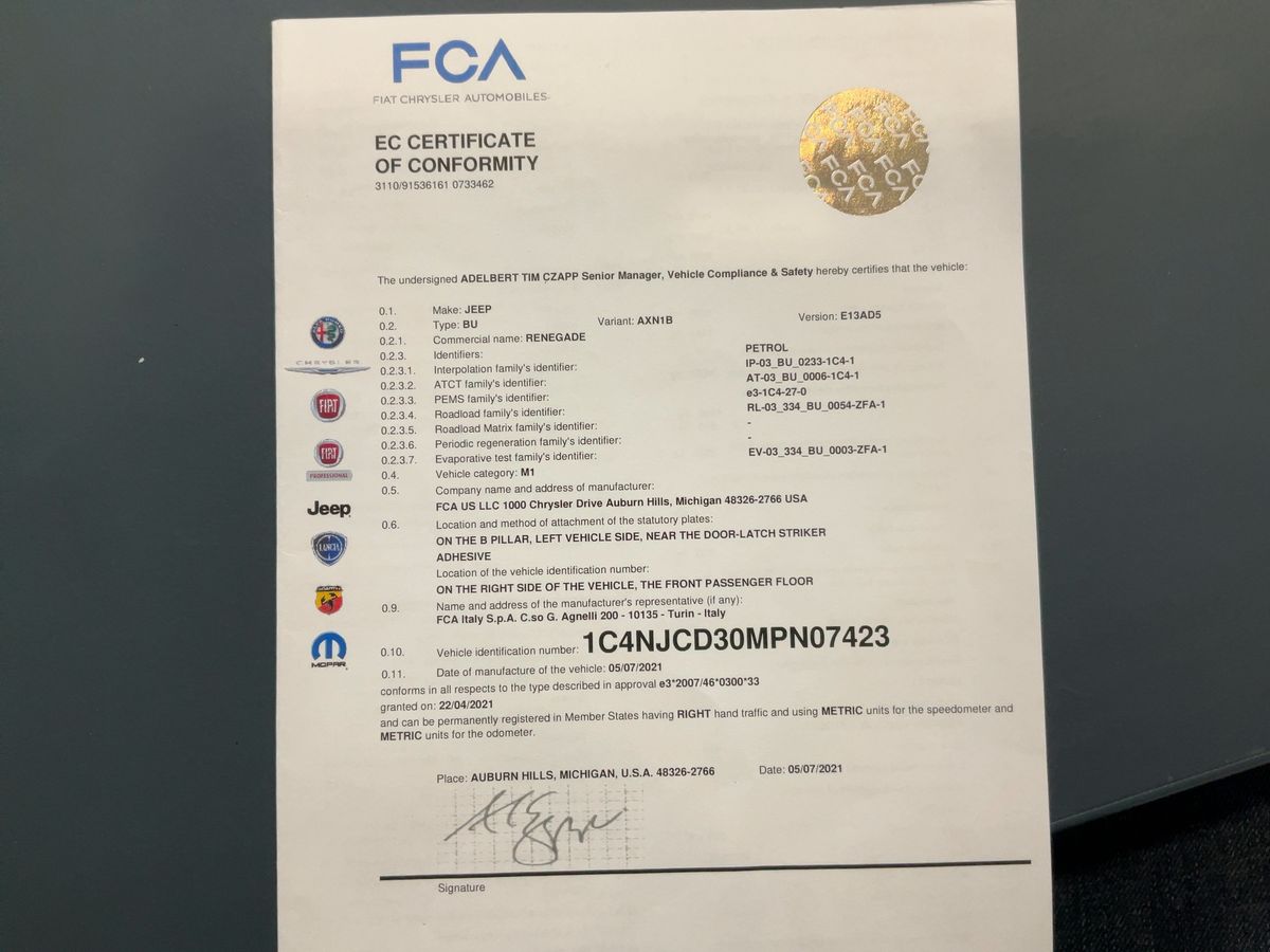 Jeep Renegade d'occasion