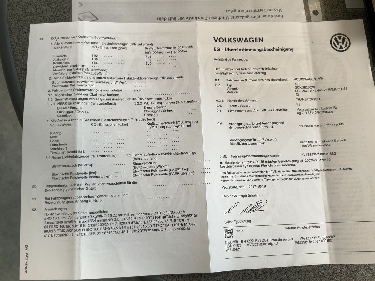 Volkswagen T6 d'occasion