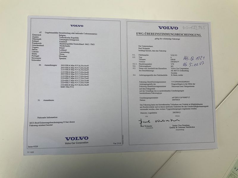 Volvo V70 2.4 D Edition Comfort — zdjęcie 6