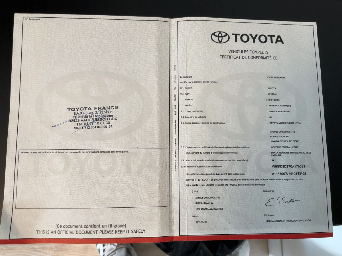 Toyota Yaris d'occasion