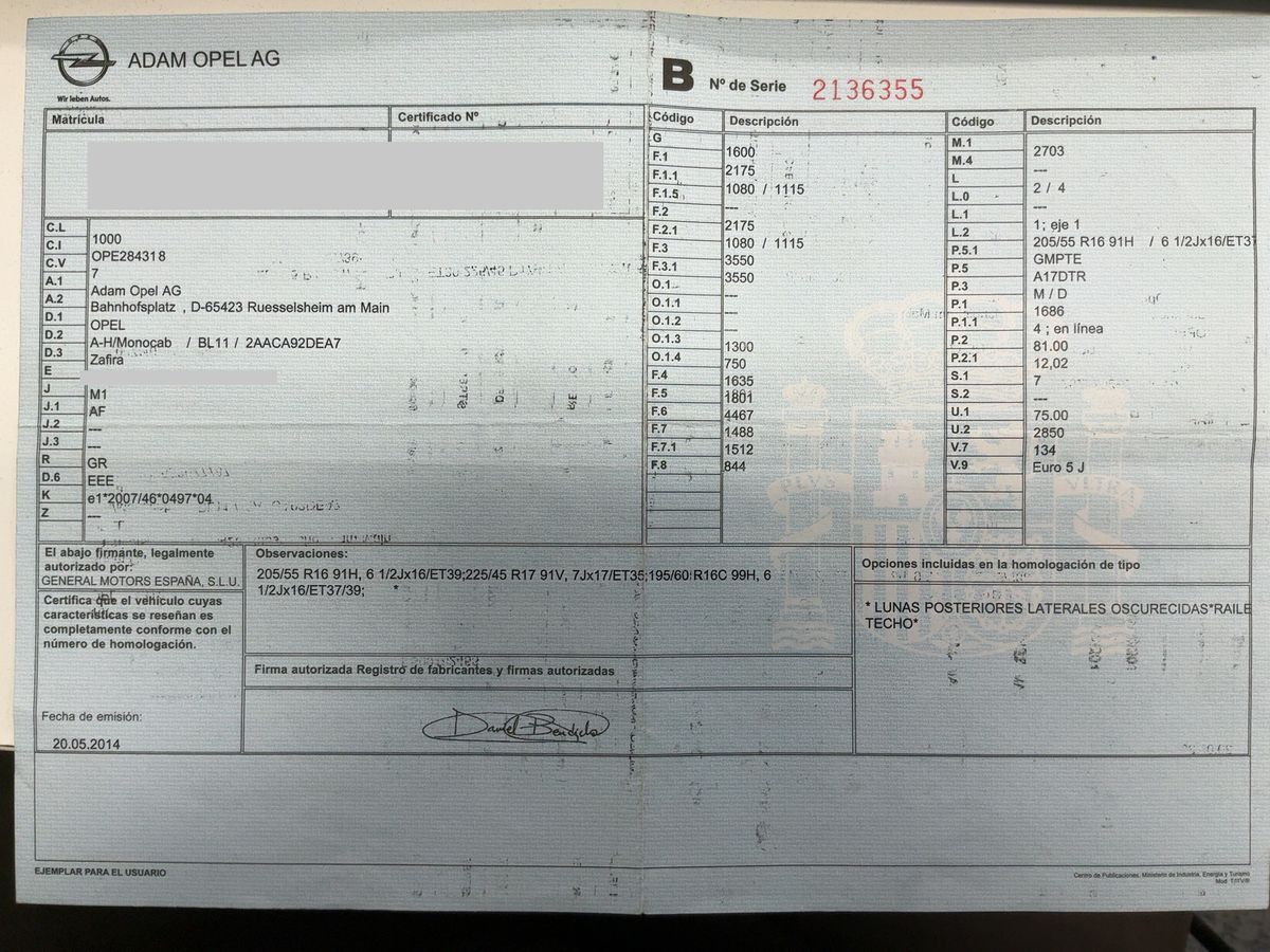 Opel Zafira d'occasion