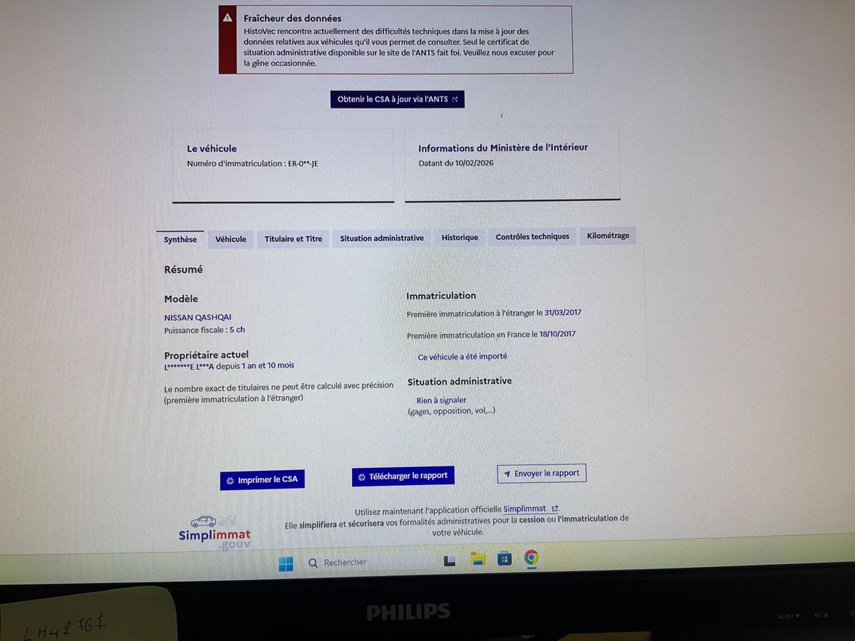 Nissan Qashqai d'occasion