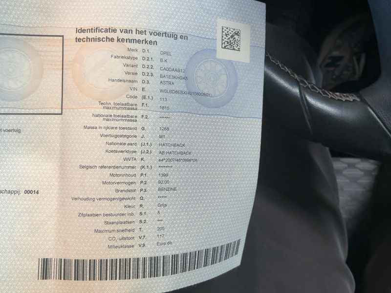 Opel Astra 1.4 SIDI Turbo Business Start/Stop — zdjęcie 15