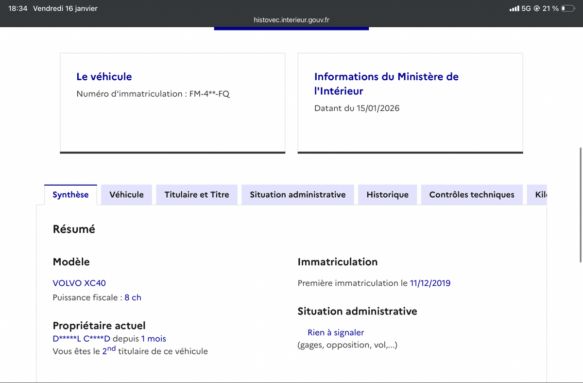 Volvo XC40 d'occasion