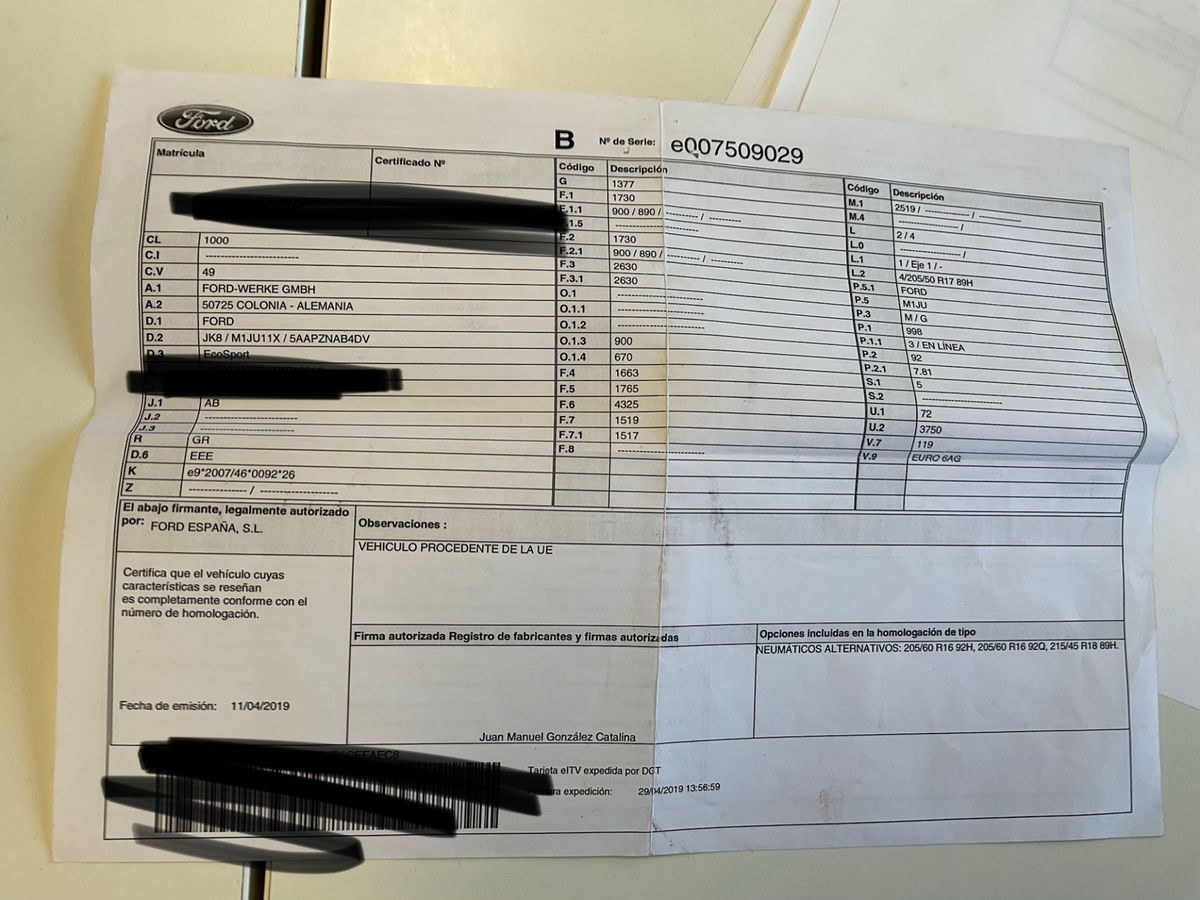 Ford EcoSport d'occasion