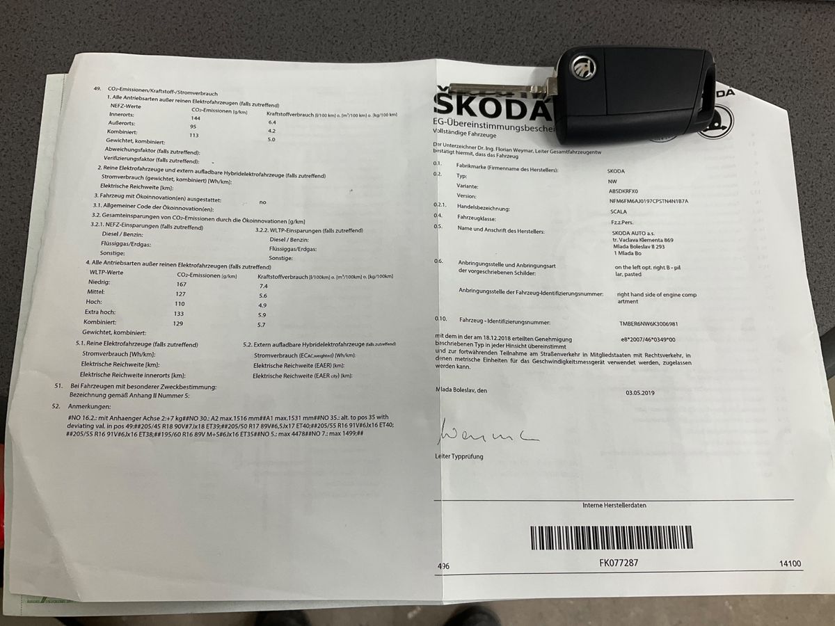 Skoda Scala d'occasion