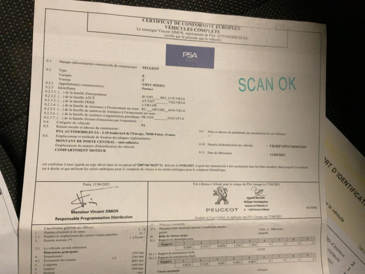 Peugeot Partner d'occasion