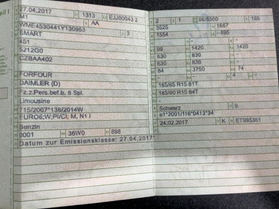 Smart forfour 0.9 Turbo Basis passion